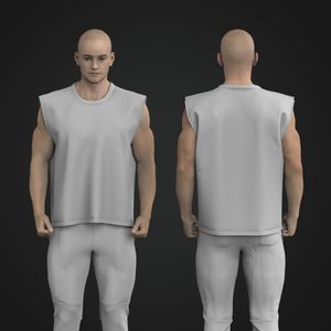 Mens Wider Back Cut Off Tech Pack
