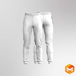 Mens Woven Relaxed Joggers 3D Garment