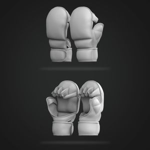 MMA Hybrid 6 Ounces Gloves Tech Pack