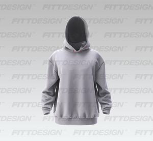 Unisex Drop Shoulder Hoodie Smart Mockup