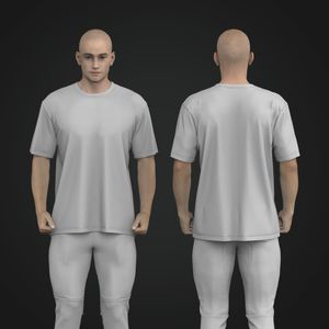 Unisex Drop Shoulder Tee Tech Pack