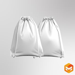 Unisex Lightweight Drawstring Back Pack - 3D Garment