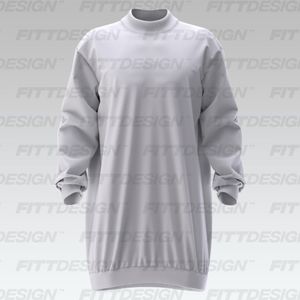 Unisex Oversized Sweater Dress Smart Mockup
