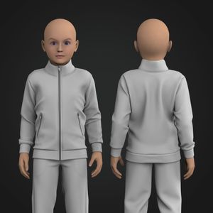 Boys Cadet Collar Full Zip Jacket
