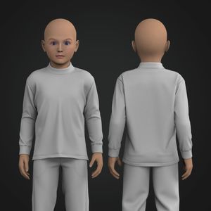 Boys High Neck Sweater