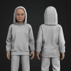 Boys Relaxed Drop Shoulder Hoodie