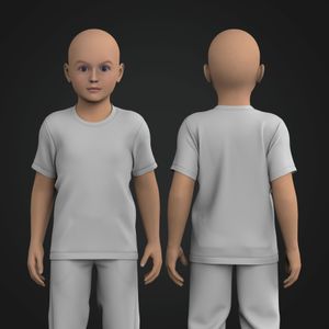 Boys Short Sleeve Set In Sleeve Tee