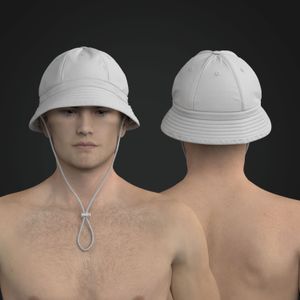 Unisex 6 Panel Bucket Hat