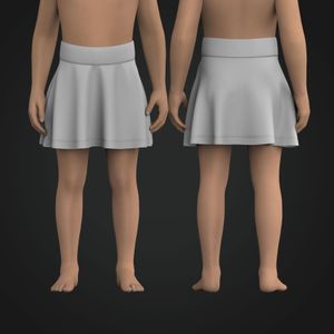 Girls Flared Skirt