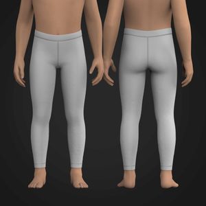 Girls High Waisted Full Length Leggings