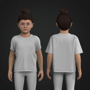 Girls Raglan Sleeve Tee