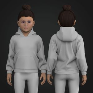 Girls Relaxed Fit Hoodie