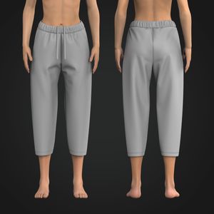 Ladies 23.00 Inch Inseam Relaxed Joggers