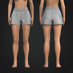 Ladies 3.00 Inch Inseam Elasticated Boxing Shorts