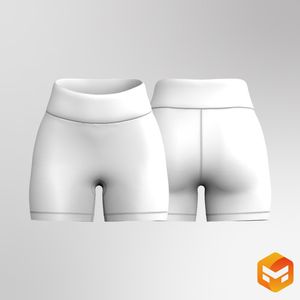 Ladies 4.5 Inch Inseam Shorts - 3D Garment