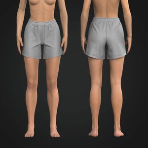Ladies 6 Inch Inseam Athletic Shorts