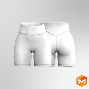 Ladies 6.5 Inch Inseam Shorts - 3D Garment