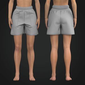 Ladies 7 Inch Inseam Relaxed Shorts