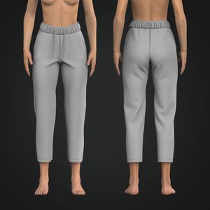 Ladies 7/8 Length Straight Cut Jogger