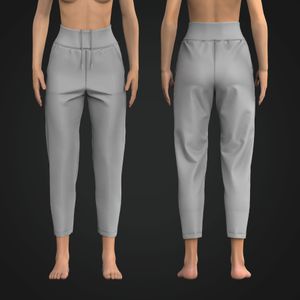 Ladies 7/8 Length Woven Pant