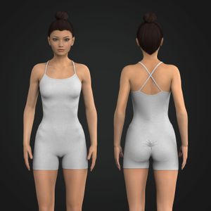 Ladies Camisole Neckline Seamless Bodysuit
