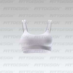 Ladies Camisole Neckline Strappy Open Back Sports Bra Smart Mockup
