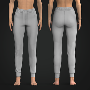 Ladies Cuff Bottom Fitted Joggers