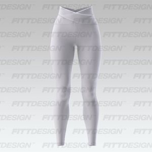 Ladies Cut Out Criss Cross High Waisted Leggings Smart Mockup