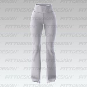 Ladies Flare Cut Leggings Smart Mockup