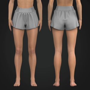 Ladies High Waisted 2.50 Inch Inseam Performance Shorts