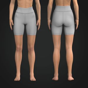 Ladies 7 Inch Inseam Compression Shorts