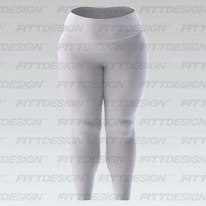 Ladies High Waisted Plus Size Leggings Smart Mockup