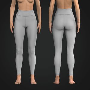 Ladies High Waisted Pocket Leggings