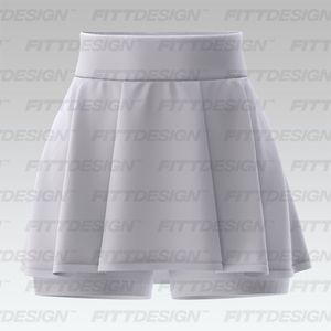 Ladies Layered Active Skirt - Smart Mockup