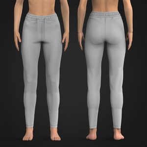 Ladies Non Cuff Bottom Joggers