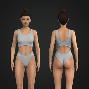 Ladies One Piece Cut Out Swimsuit