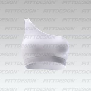 Ladies One Shoulder Sports Bra Smart Mockup