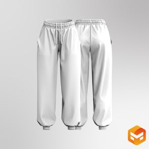 Ladies Oversized Joggers - 3D Garment