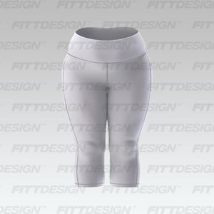 Ladies Plus Size 23 Inch Inseam Leggings Smart Mockup