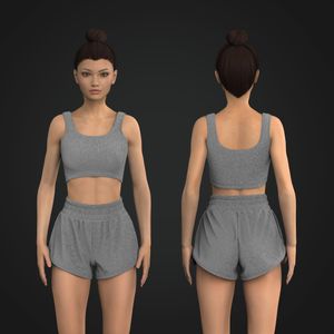 Ladies Resort French Terry Crop Bra