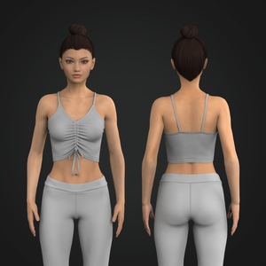 Ladies Ruche Neckline Bralette