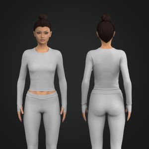 Ladies Seamless Extended Set In Sleeves Tee