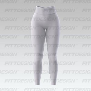 Ladies Seamless High Waisted Scrunch Legging - Smart Mockup