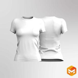 Ladies Set In Sleeve Performance Tee - 3D Garment