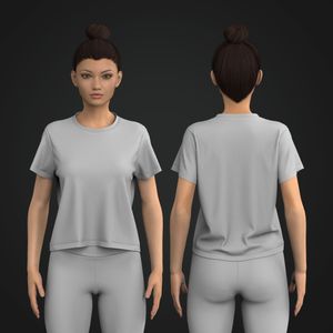 Ladies Set In Sleeve Relaxed Tee