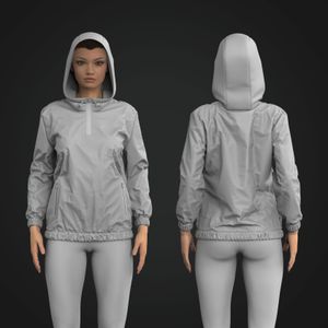 Ladies Set In Sleeve Windbreaker
