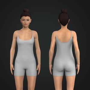 Ladies Sleeveless Strappy Jumpsuit