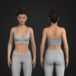 Ladies Surplice Neckline Bralette