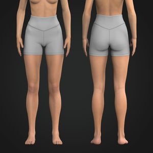 Ladies V-Shaped 5.00 Inch Inseam Biker Short