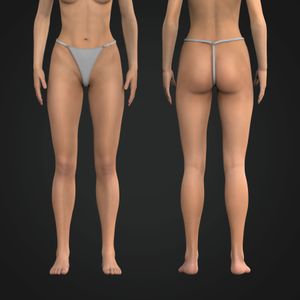 Ladies V String Panty